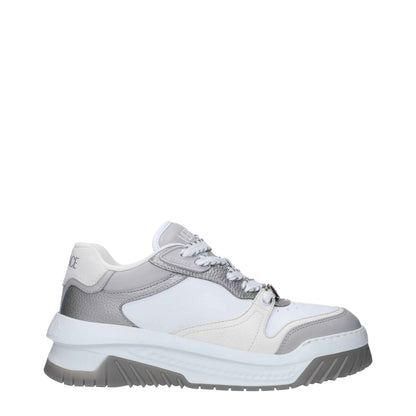 Versace Signature Chunky Sneakers Leer - Wit/5.5 cm