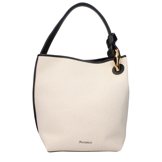 Jw Anderson Beige Fabric Handbags