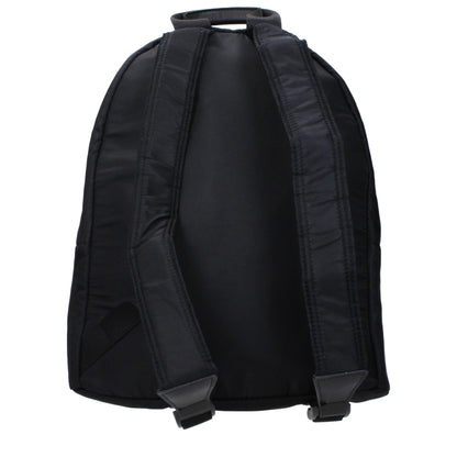 Marcelo Burlon Black Fabric Backpacks