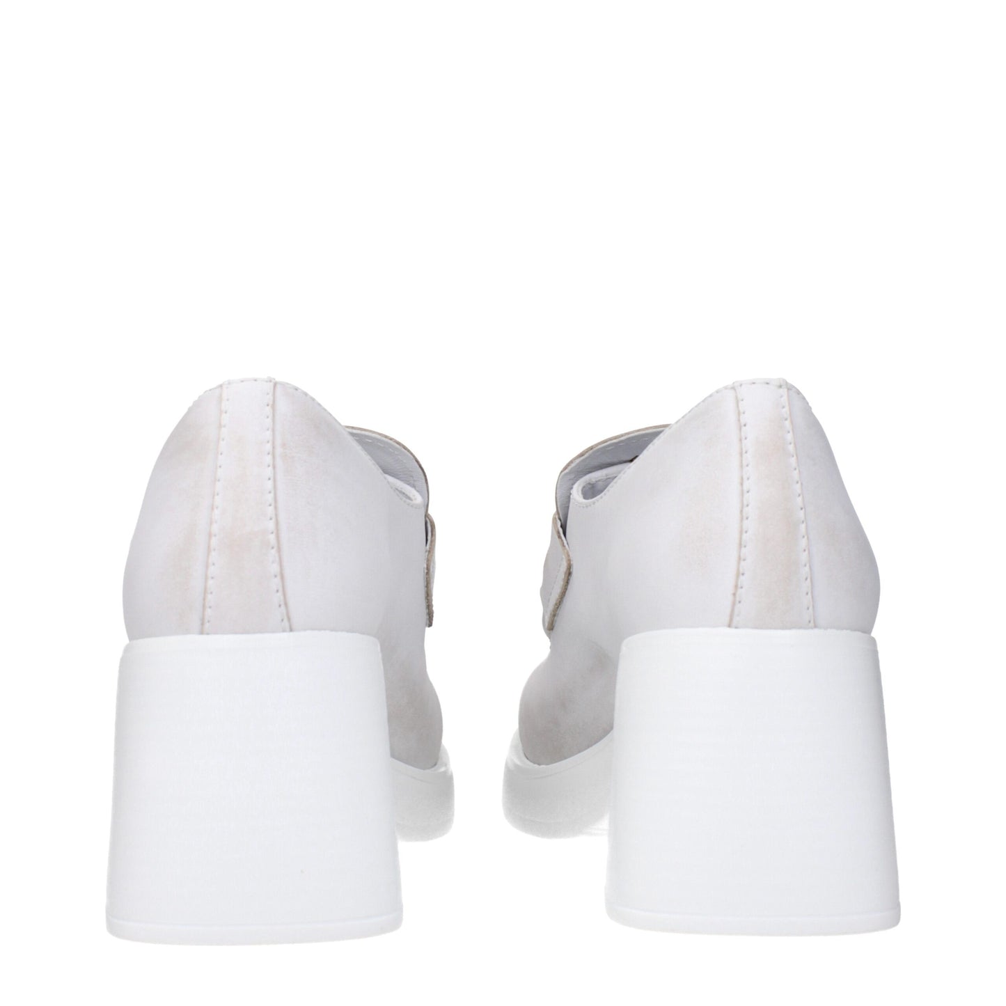 Miu Miu White Leather Brooch