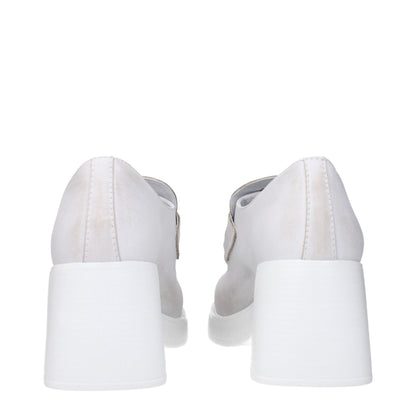 Miu Miu White Leather Brooch