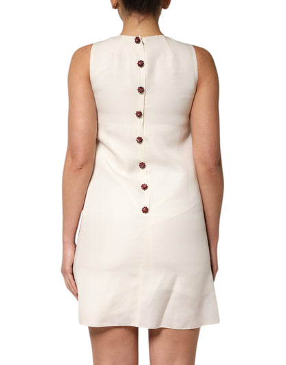Dolce &amp; Gabbana Multicolor Crystal Embellished A-line Mini Dress