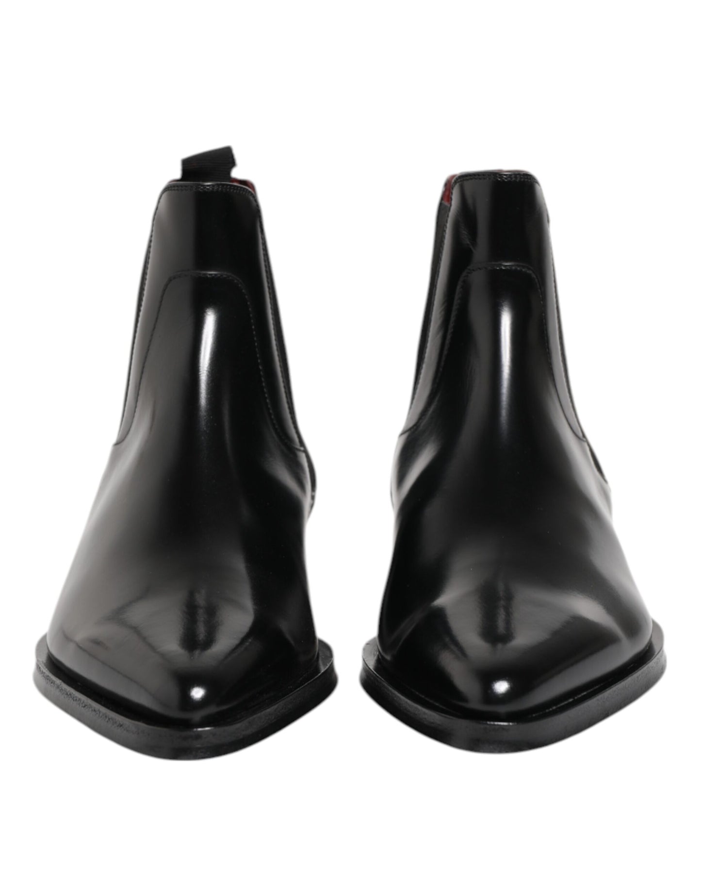 Dolce & Gabbana Black Leather MILLENIALS Mid Calf Boots Shoes by Dolce & Gabbana