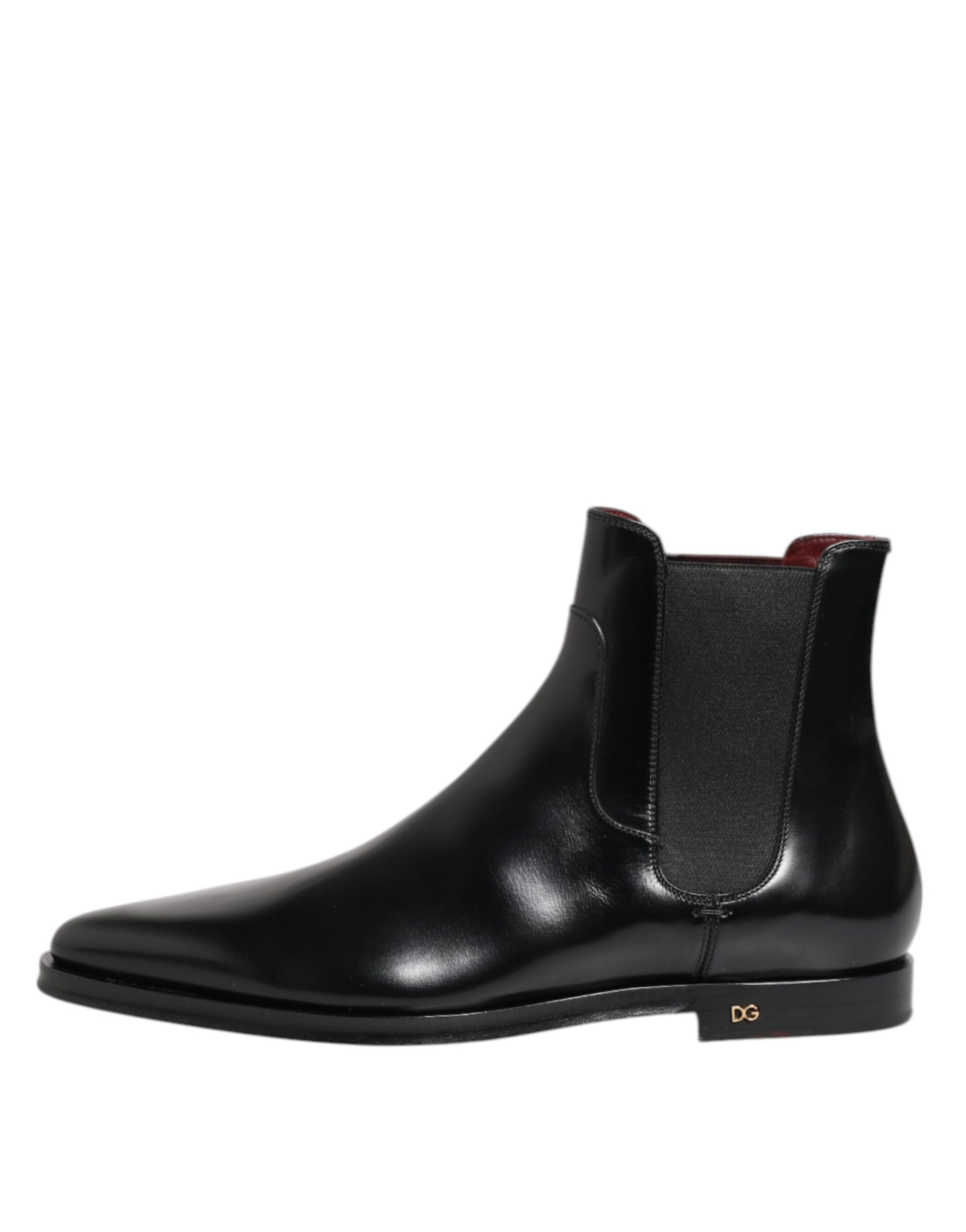 Dolce & Gabbana Black Leather MILLENIALS Mid Calf Boots Shoes by Dolce & Gabbana