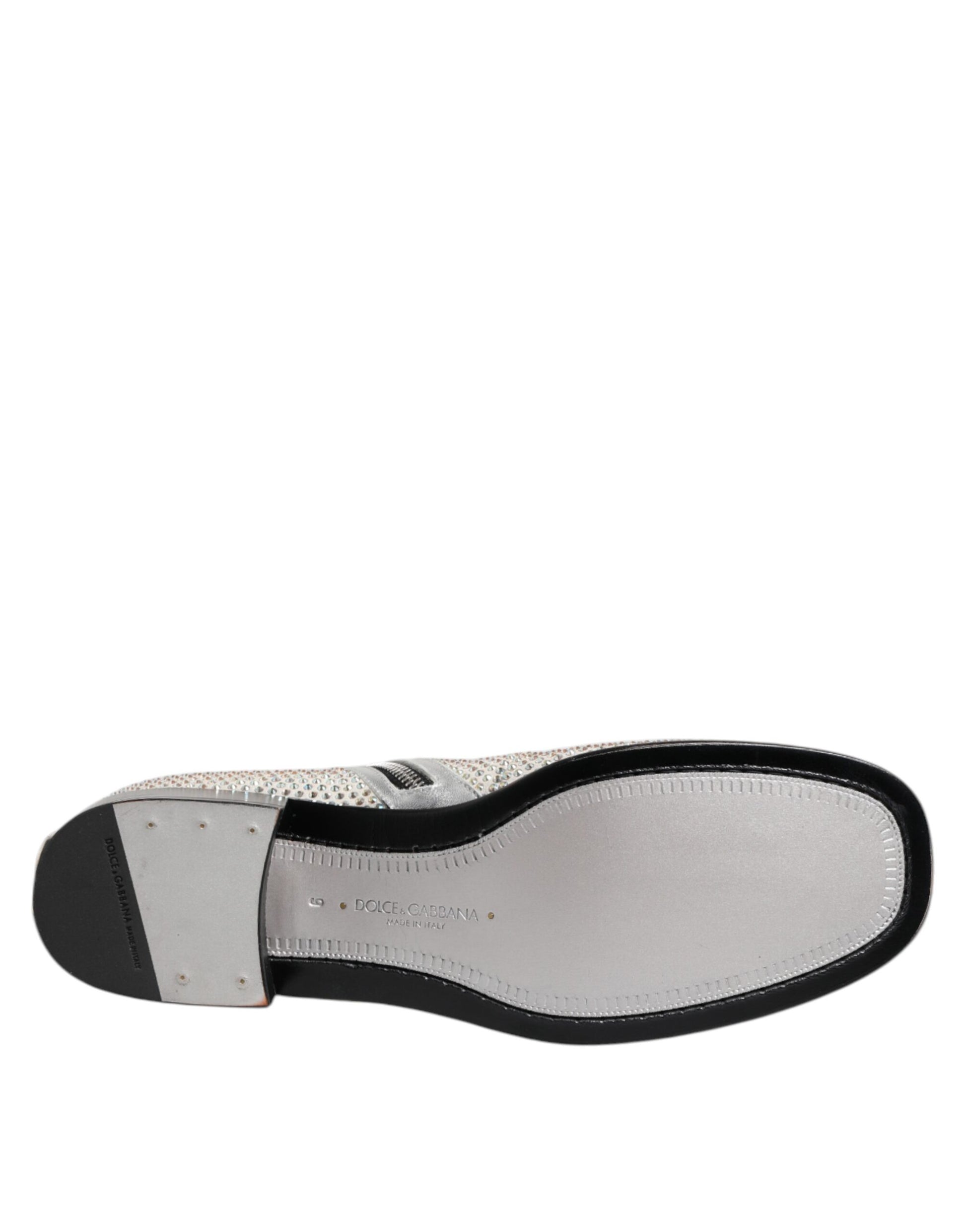 Dolce & Gabbana White Strass DG Logo Heels Ankle Boots Shoes by Dolce & Gabbana