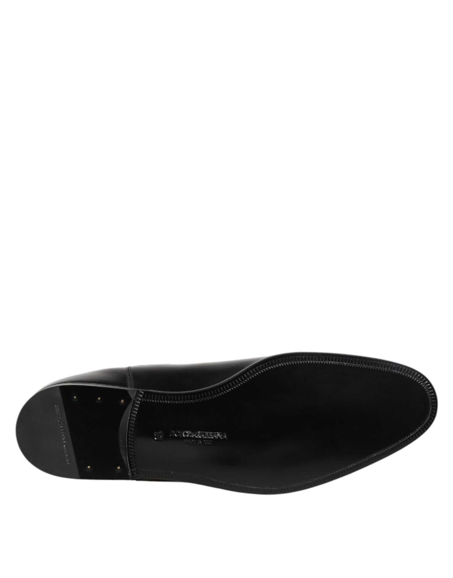 Dolce & Gabbana Black Chelsea Slip On Mid Calf Boots Shoes by Dolce & Gabbana