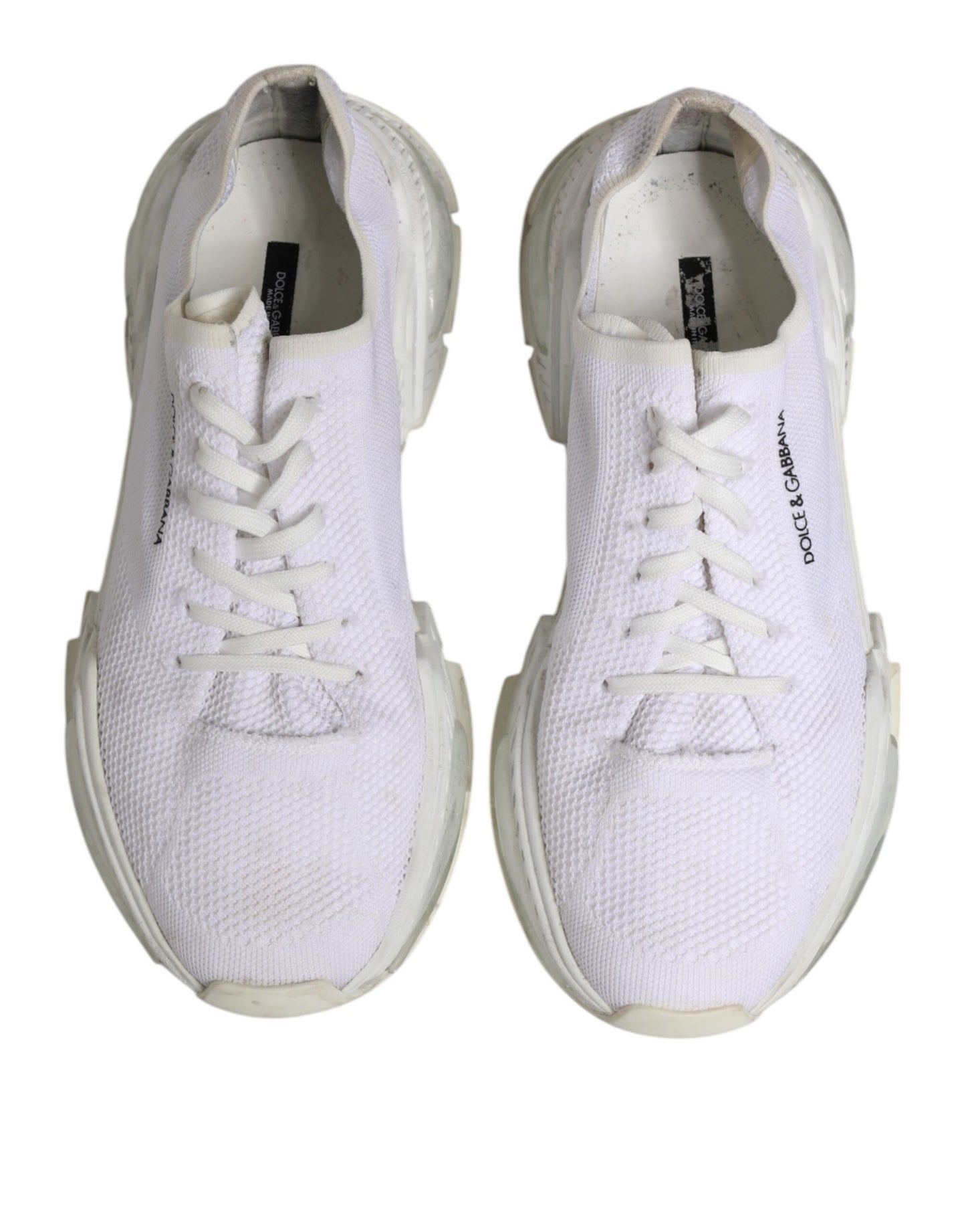 Dolce &amp; Gabbana White Airmaster Low Top Men Sneakers Shoes