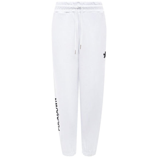 Comme Des Fuckdown White Cotton Jeans & Pant by Comme Des Fuckdown