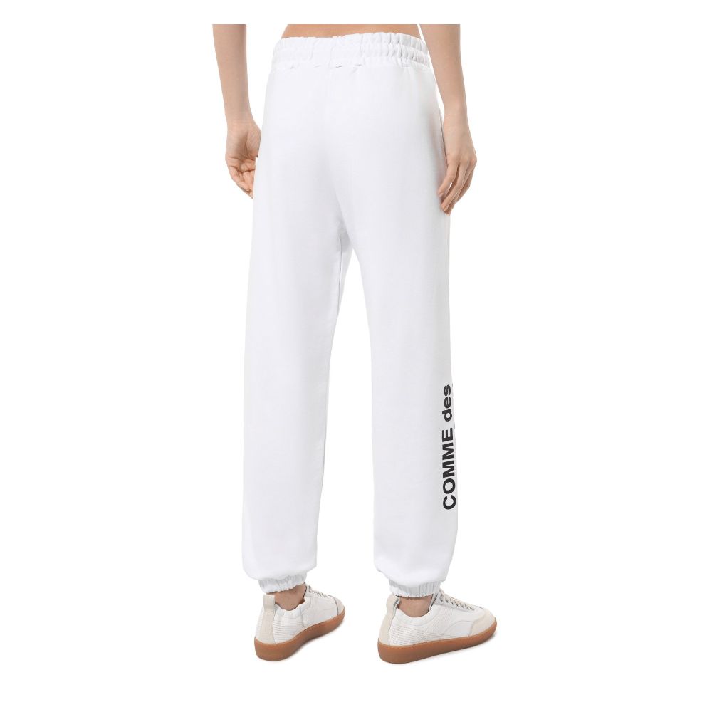 Comme Des Fuckdown White Cotton Jeans & Pant by Comme Des Fuckdown