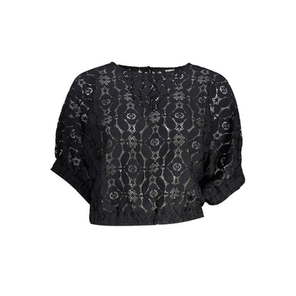 Desigual Black Polyester Tops &amp; T-Shirt
