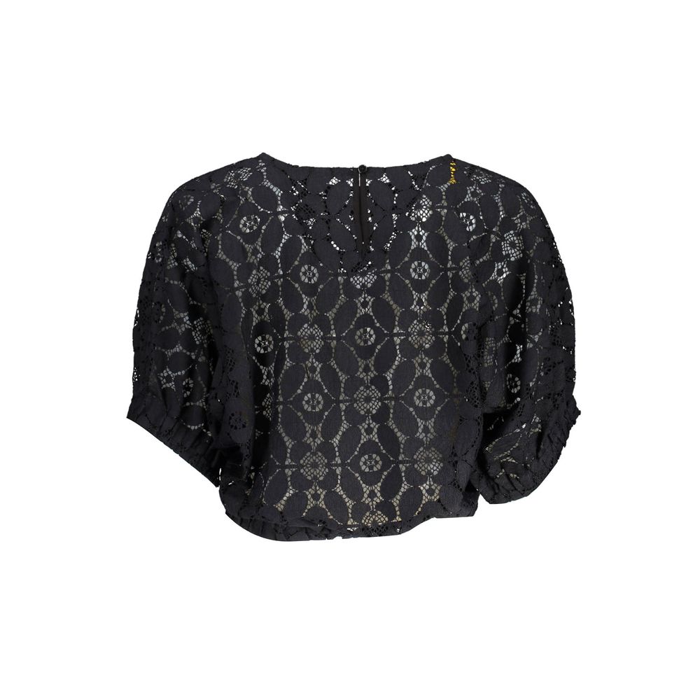 Desigual Black Polyester Tops &amp; T-Shirt