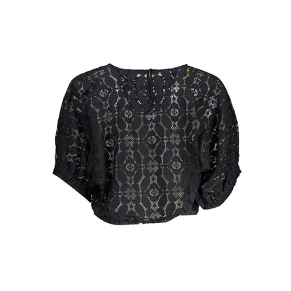 Desigual Black Polyester Tops &amp; T-Shirt