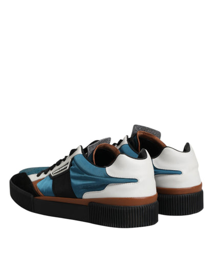 Dolce &amp; Gabbana Multicolor Lace Up Low Top Sneakers Shoes