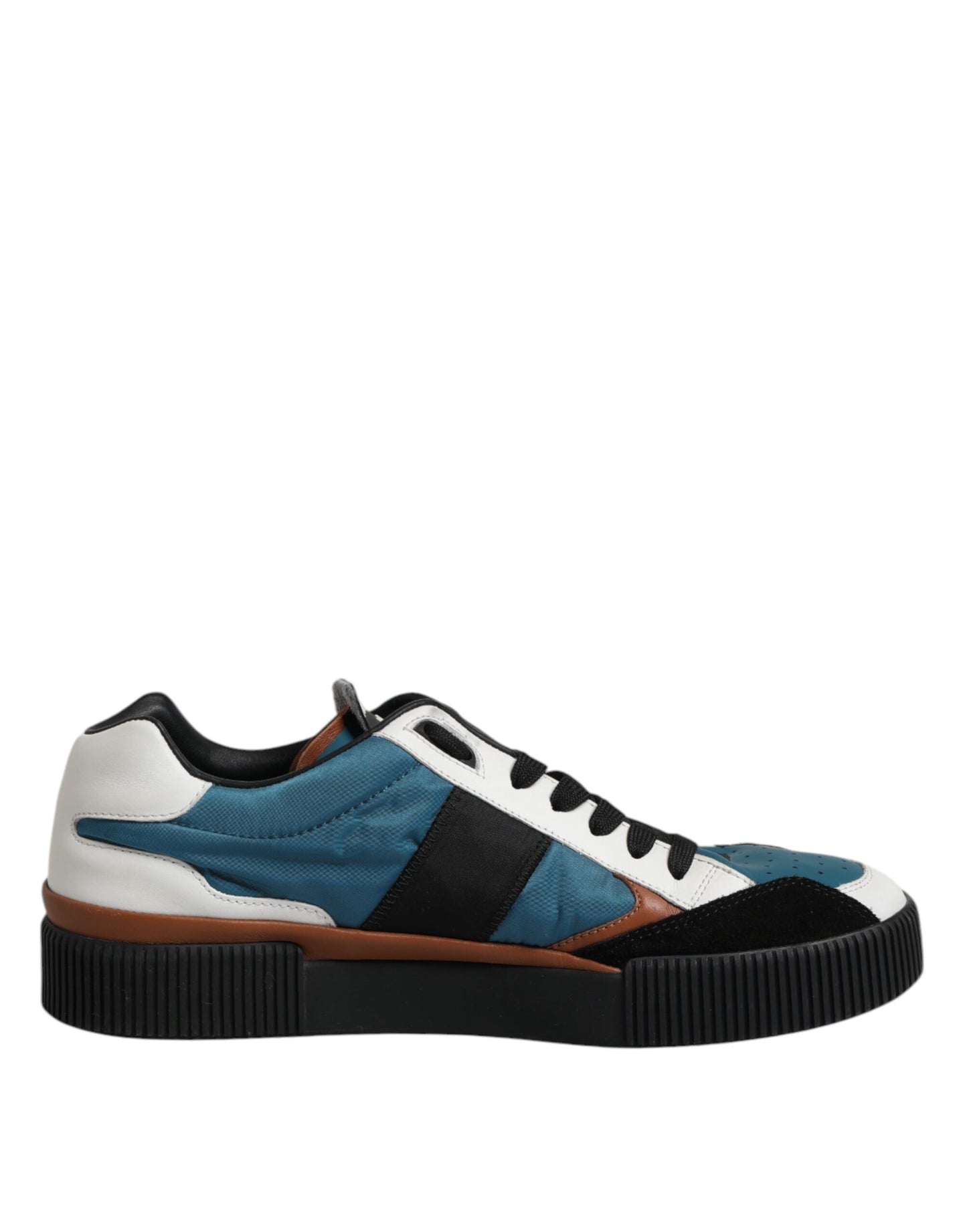 Dolce &amp; Gabbana Multicolor Lace Up Low Top Sneakers Shoes