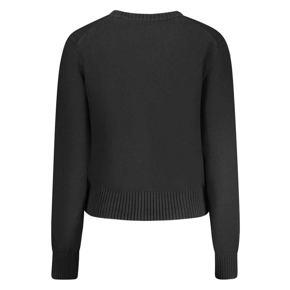 Guess Jeans Black Cotton Sweater