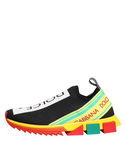 Dolce &amp; Gabbana Multicolor Low Top SORRENTO Men Sneakers Shoes