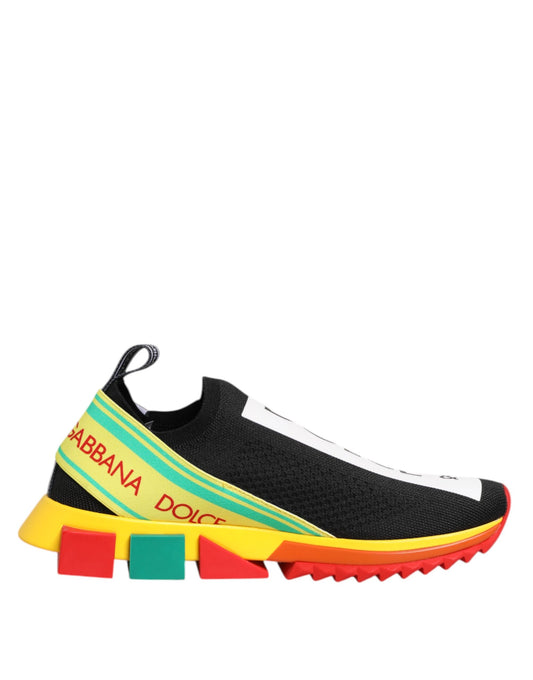 Dolce &amp; Gabbana Multicolor Low Top SORRENTO Men Sneakers Shoes
