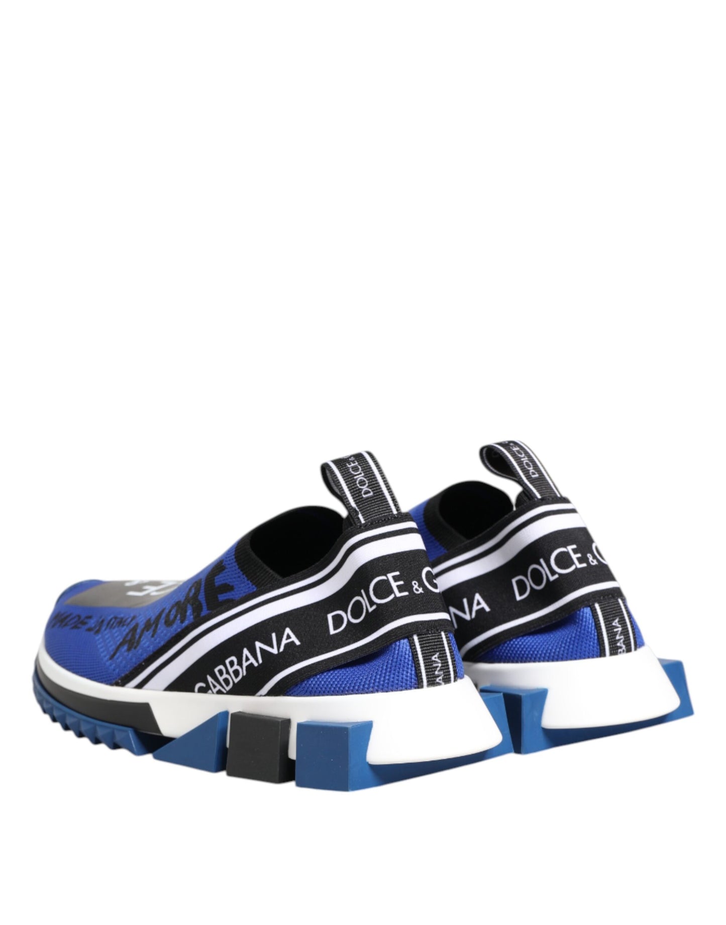 Dolce &amp; Gabbana Blue Sorrento Low Top Sneakers Shoes