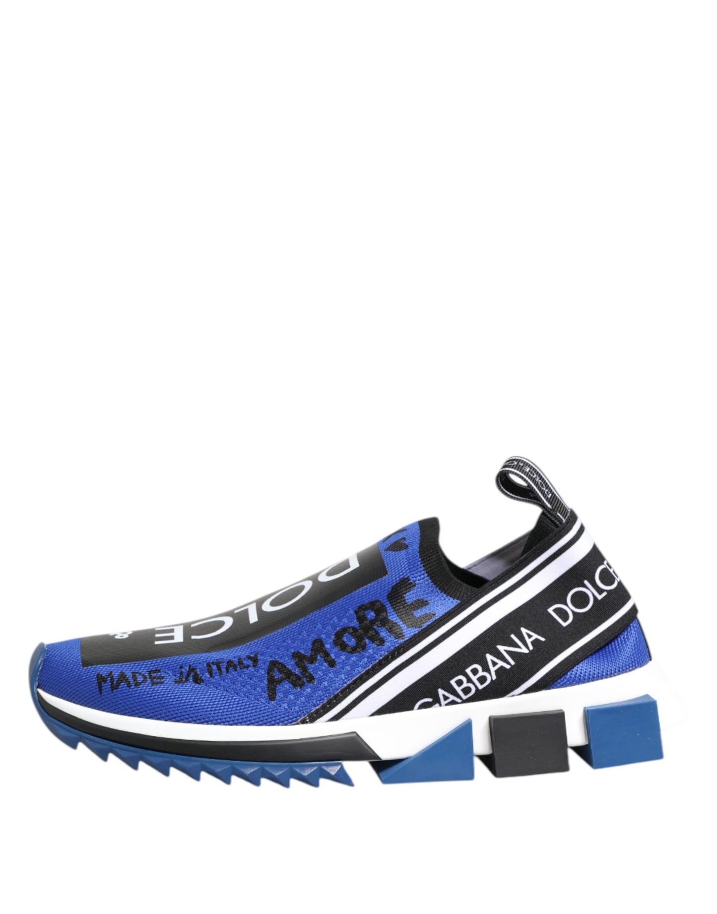 Dolce &amp; Gabbana Blue Sorrento Low Top Sneakers Shoes