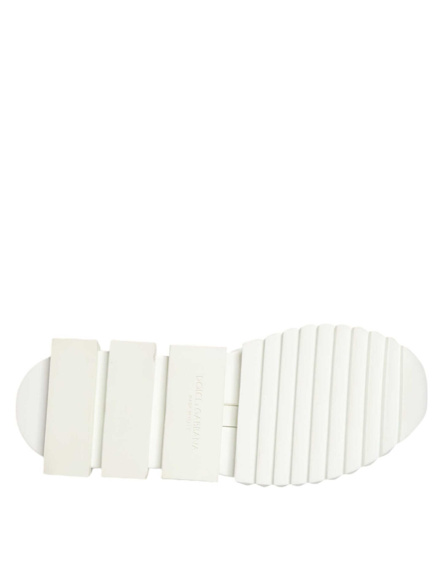 Dolce & Gabbana White Sorrento Low Top Lace Up Sneakers Shoes by Dolce & Gabbana