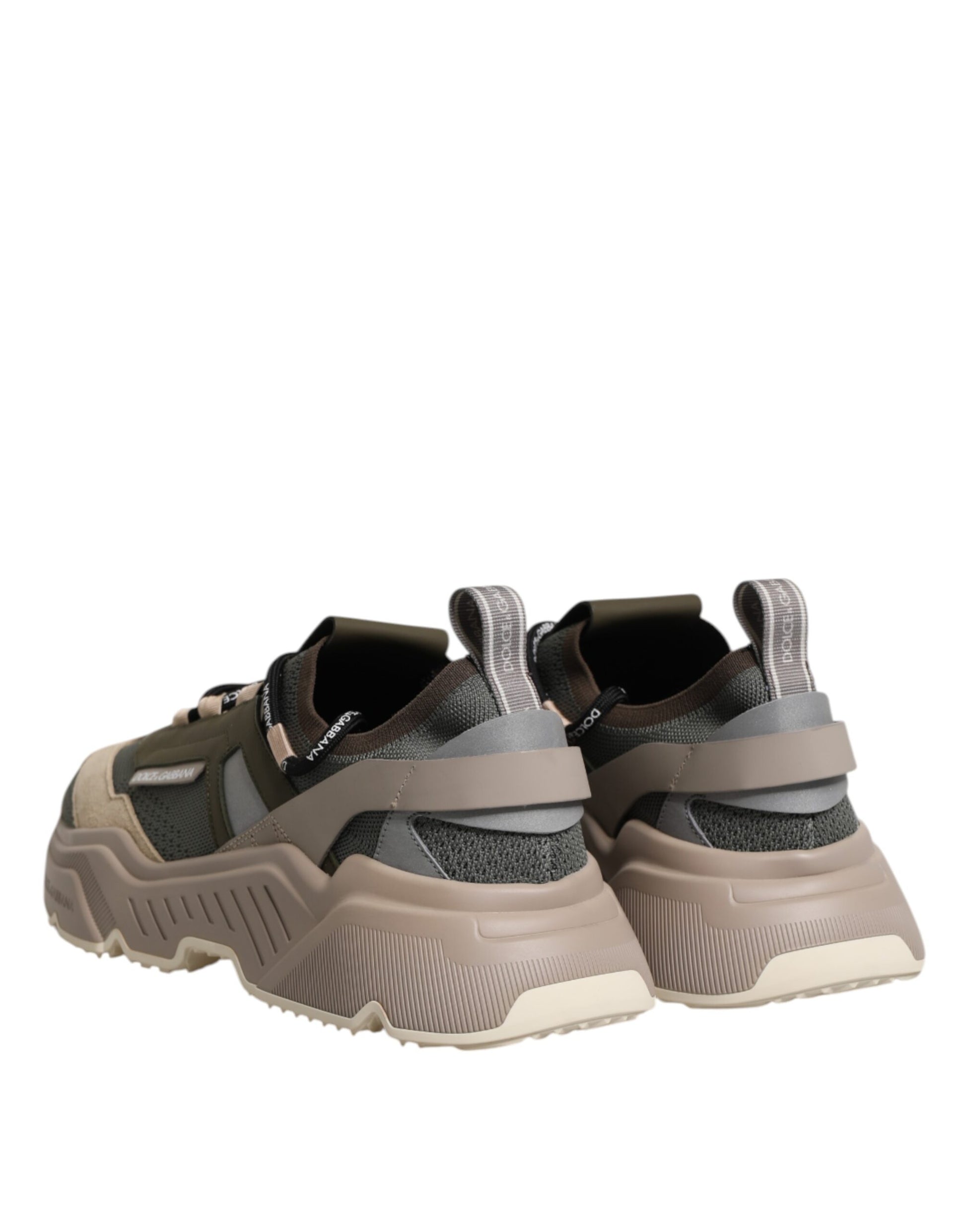 Dolce & Gabbana Multicolor Daymaster Low Top Sneakers Shoes by Dolce & Gabbana