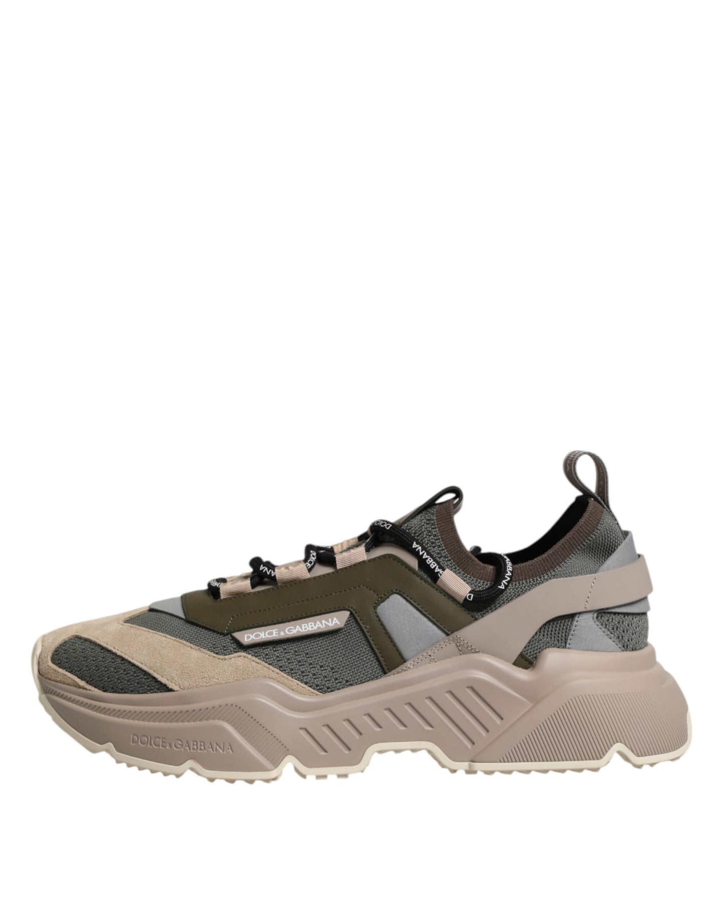 Dolce & Gabbana Multicolor Daymaster Low Top Sneakers Shoes by Dolce & Gabbana