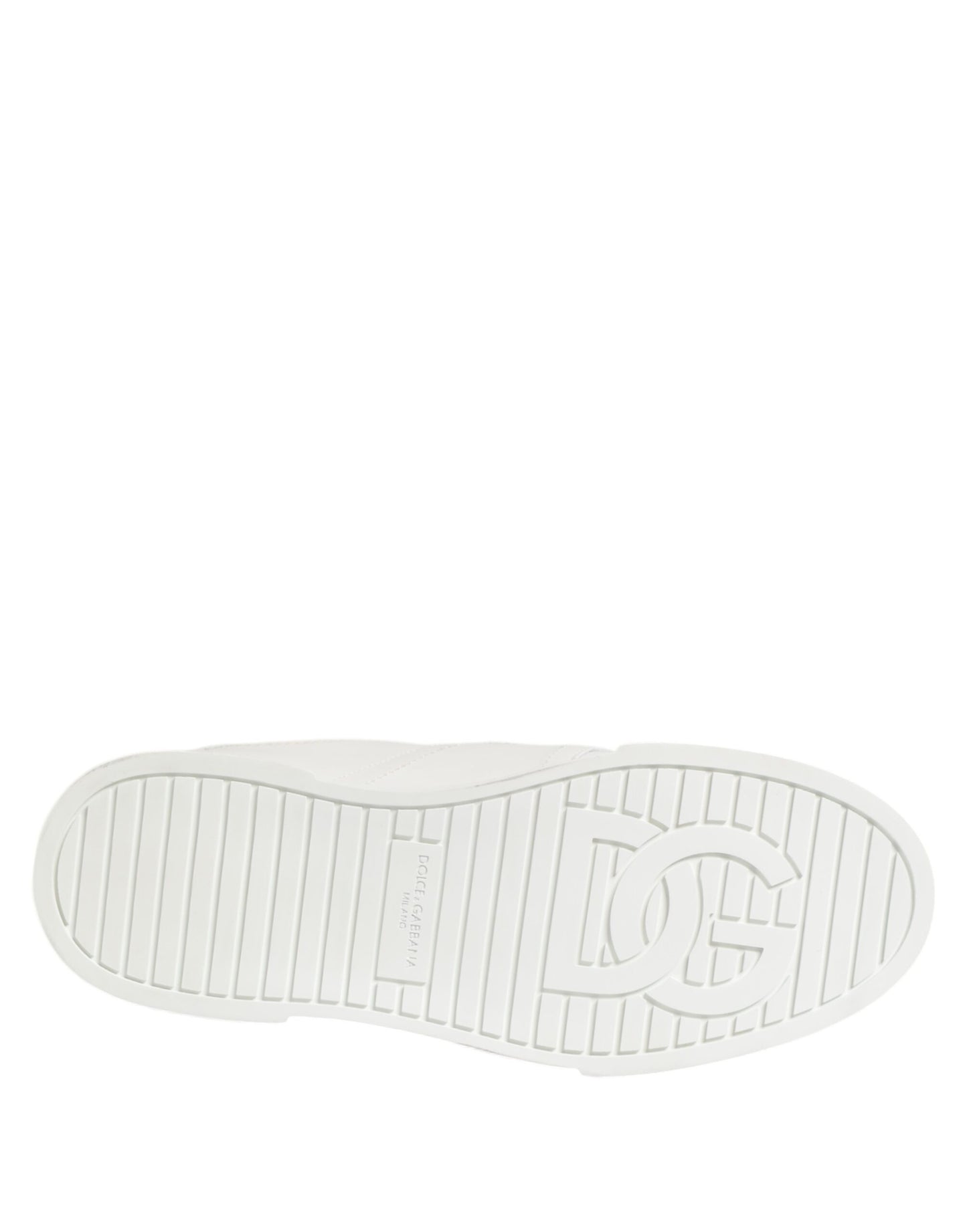 Dolce & Gabbana Low Top Sneakers Kalfsleer Luxe – Wit