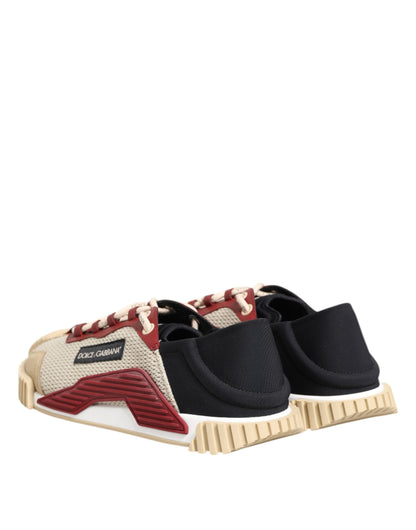 Dolce & Gabbana Multicolor Low Top NS1 Men Sneakers Shoes by Dolce & Gabbana