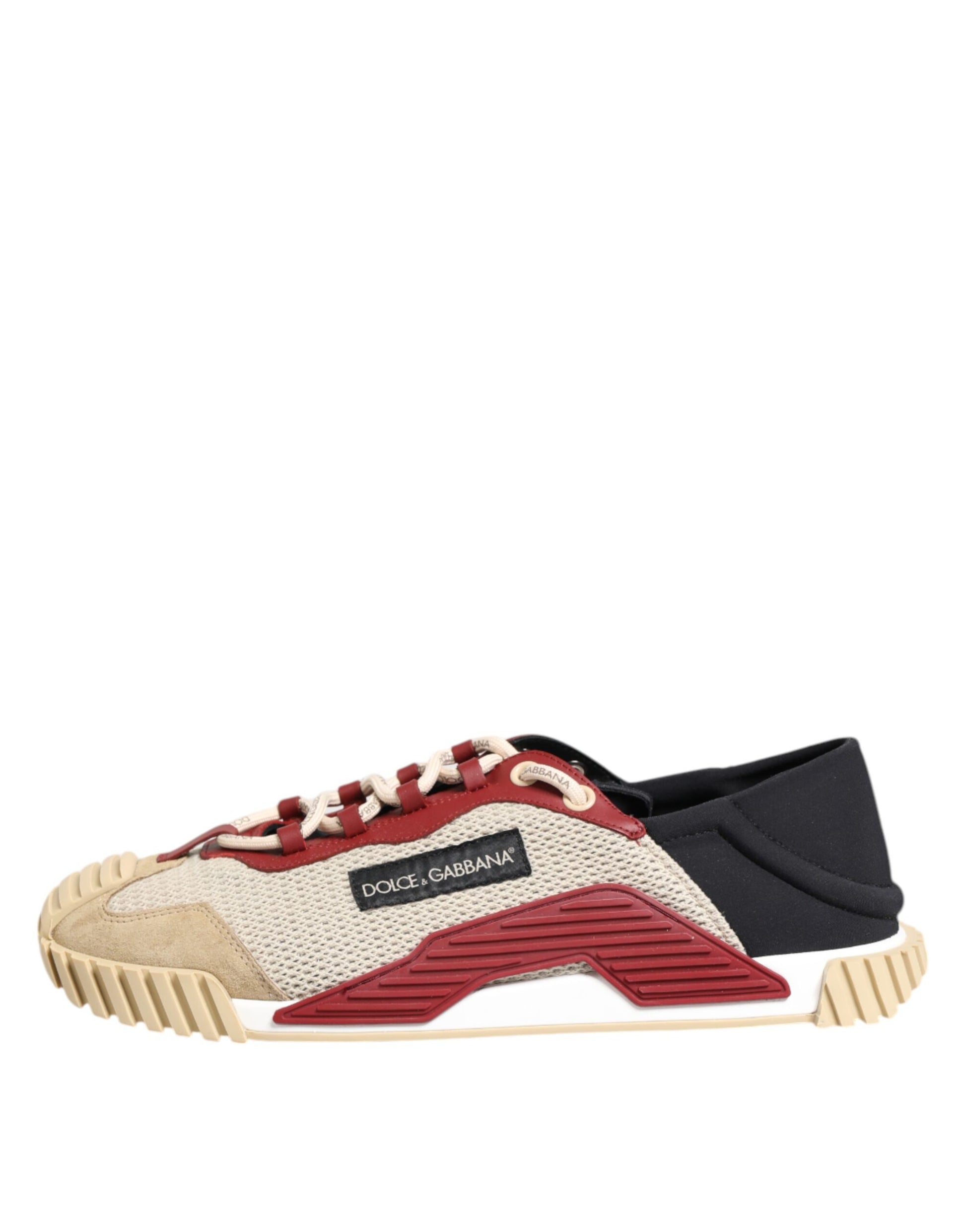 Dolce & Gabbana Multicolor Low Top NS1 Men Sneakers Shoes by Dolce & Gabbana