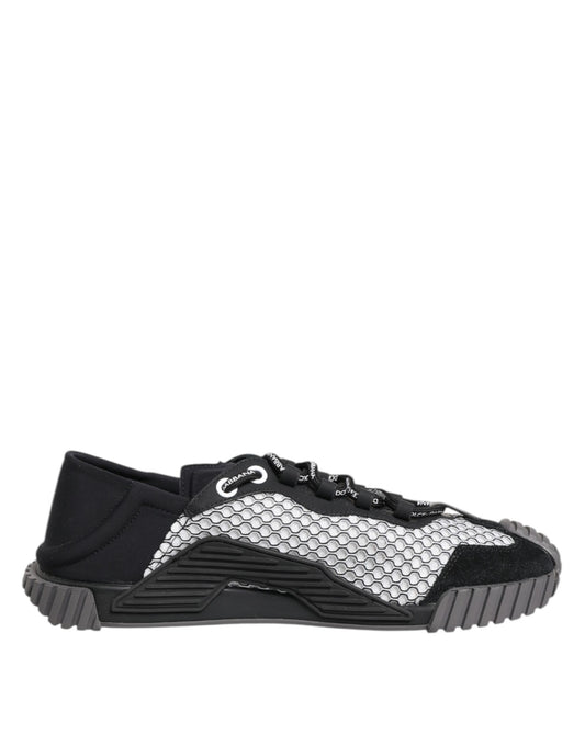 Dolce & Gabbana Multicolor Lace Up Low Top NS1 Sneakers Shoes by Dolce & Gabbana