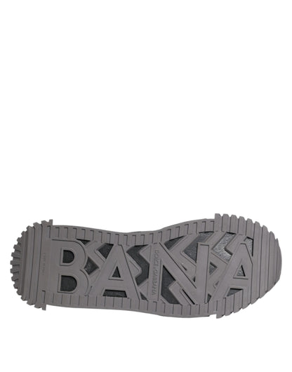 Dolce & Gabbana Multicolor Lace Up Low Top NS1 Sneakers Shoes by Dolce & Gabbana