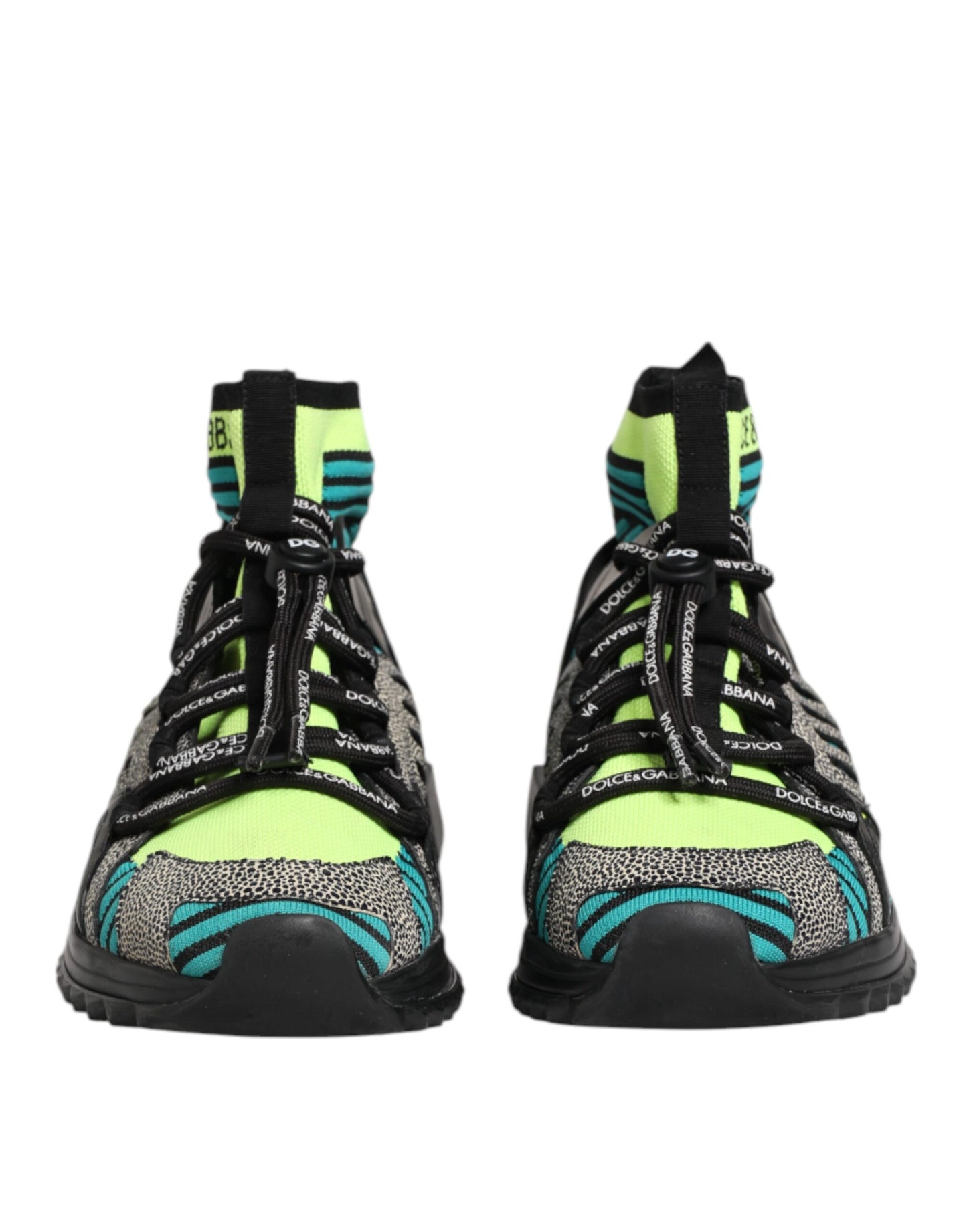 Dolce &amp; Gabbana Multicolor Sorrento Socks Men Sneakers Shoes