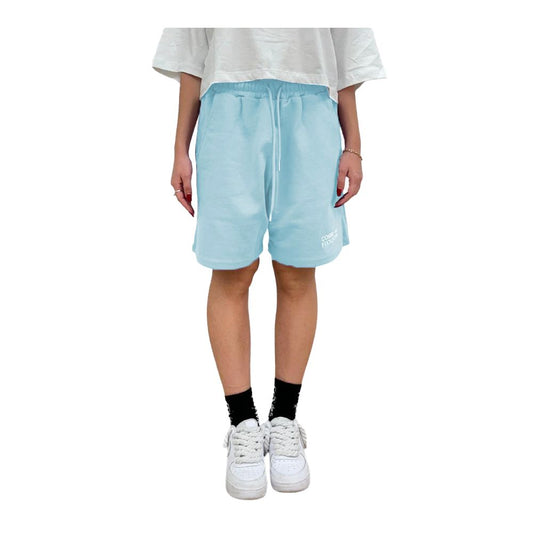 Comme Des Fuckdown Blue Cotton Shorts