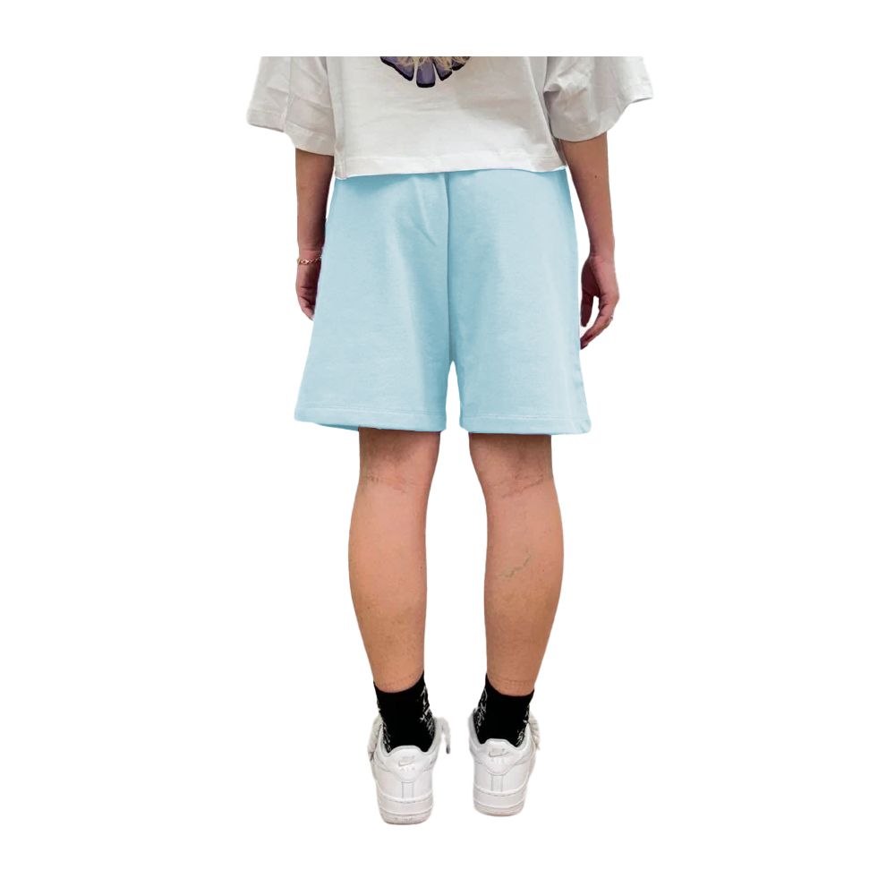 Comme Des Fuckdown Blue Cotton Shorts