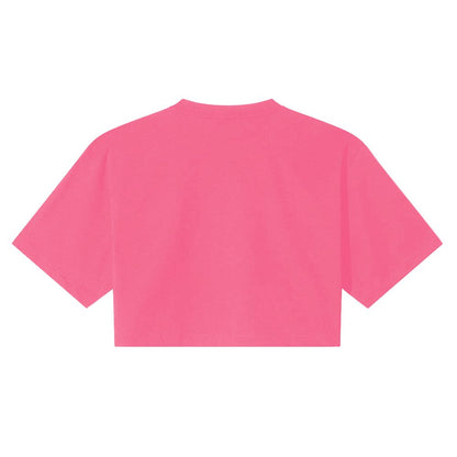 Comme Des Fuckdown Fuchsia Cotton Tops &amp; T-Shirt