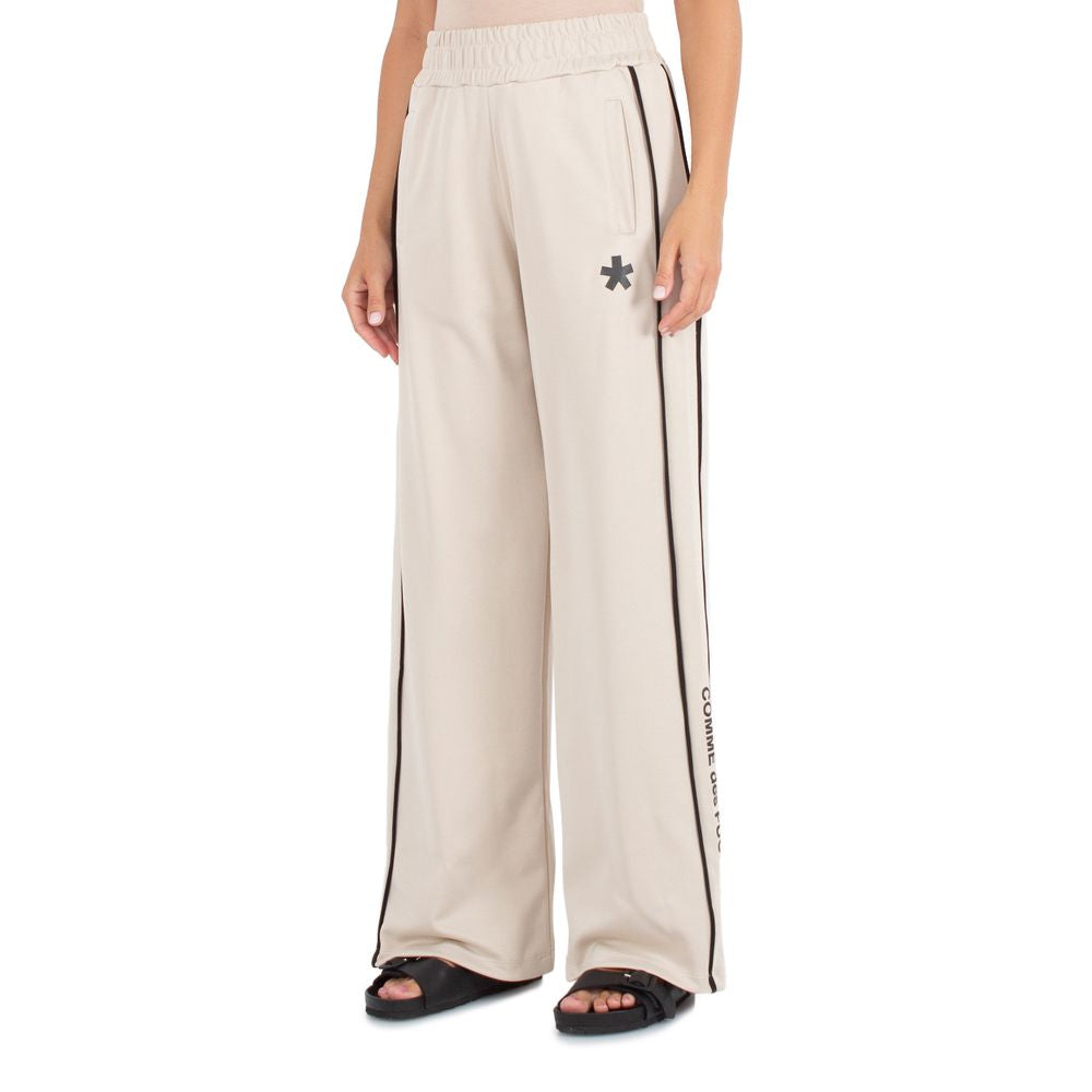 Comme Des Fuckdown Beige Cotton Jeans & Pant by Comme Des Fuckdown