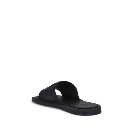 Sandales en raphia crocheté Dolce &amp; Gabbana