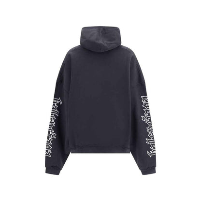 Balenciaga Blackletter script motif Hoodie