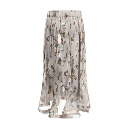 PAROSH Chiffon pleated Skirt