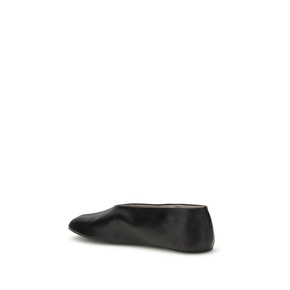 The Row Stella Ballerinas Fine Grained Nappa Leather - AW25