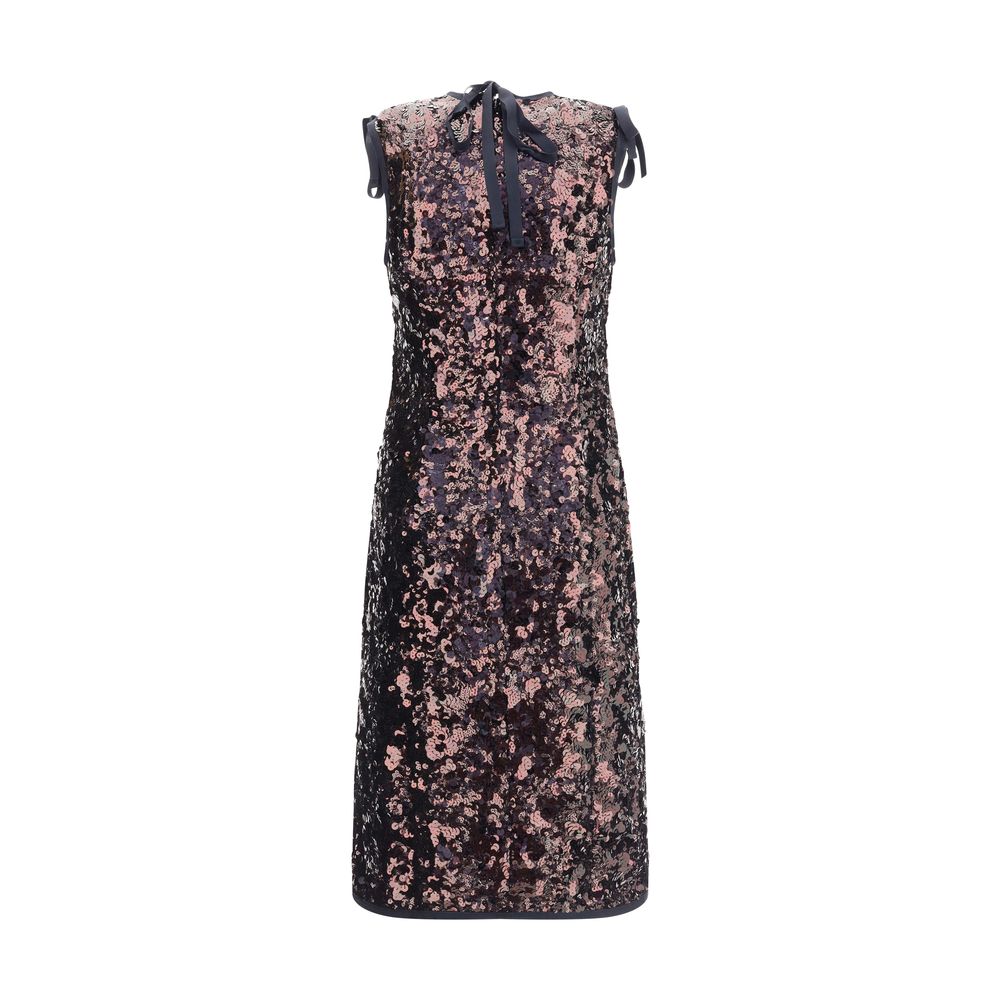 Prada Sequined Midi Dress