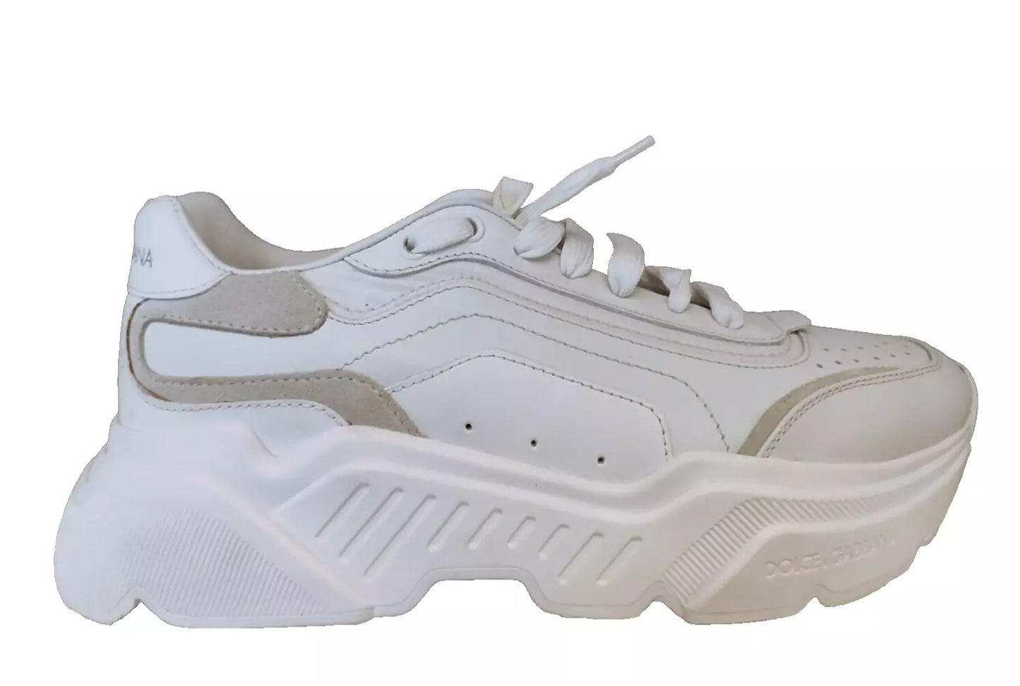 Dolce &amp; Gabbana White Daymaster Low Top Mens Sneakers