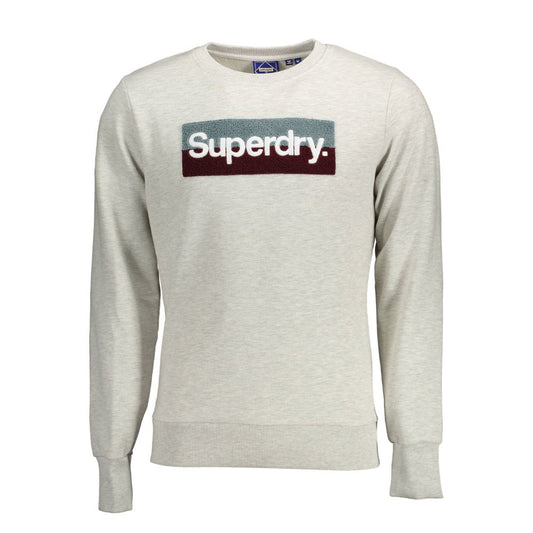 Superdry Gray Cotton Sweater by Superdry