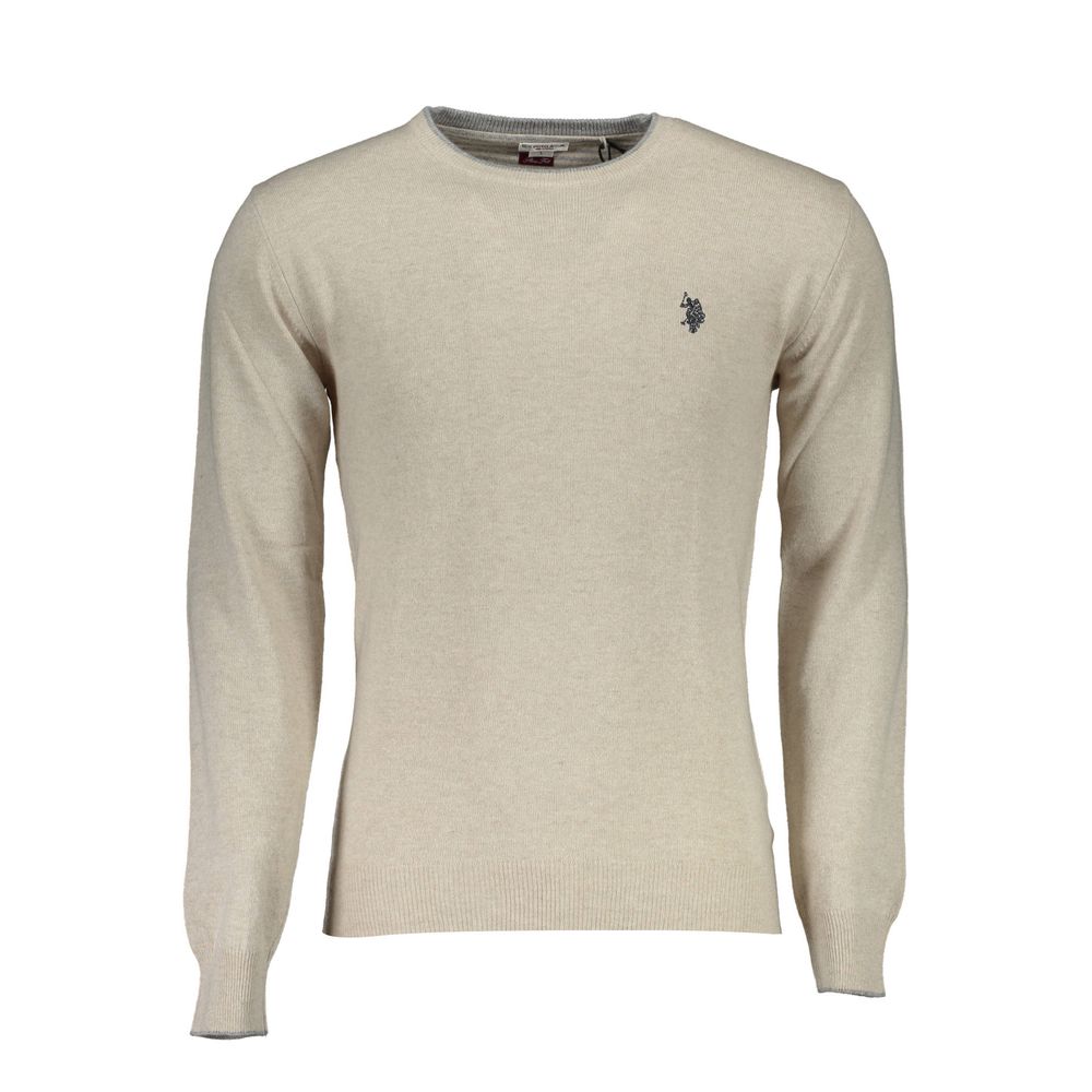 U.S. POLO ASSN. Beige Wool Sweater by U.S. POLO ASSN.
