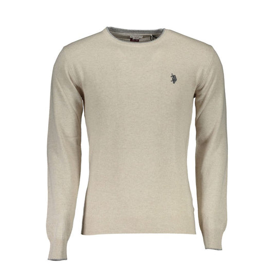 U.S. POLO ASSN. Beige Wool Sweater by U.S. POLO ASSN.