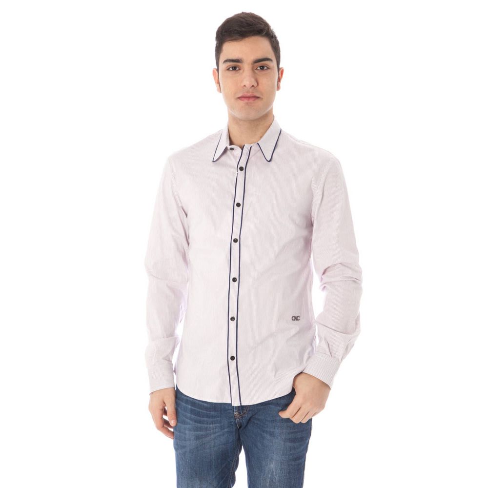 Costume National Pink Cotton Shirt by Costume National