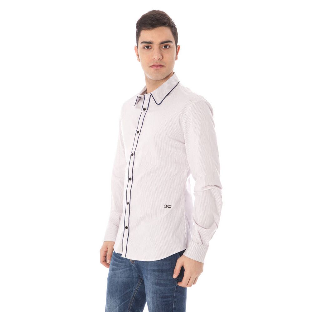 Costume National Pink Cotton Shirt by Costume National