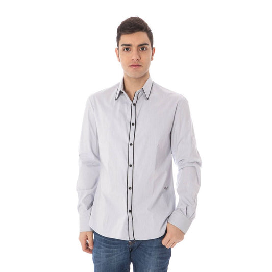 Costume National Blue Cotton Shirt by Costume National