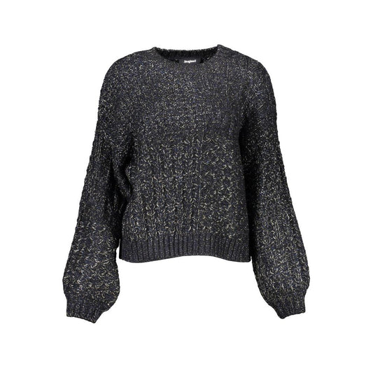 Desigual Black Polyester Sweater by Desigual