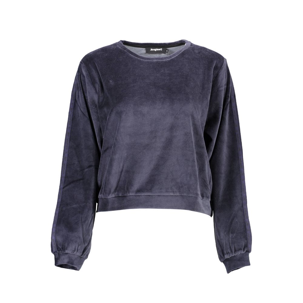 Desigual Blue Cotton Sweater by Desigual
